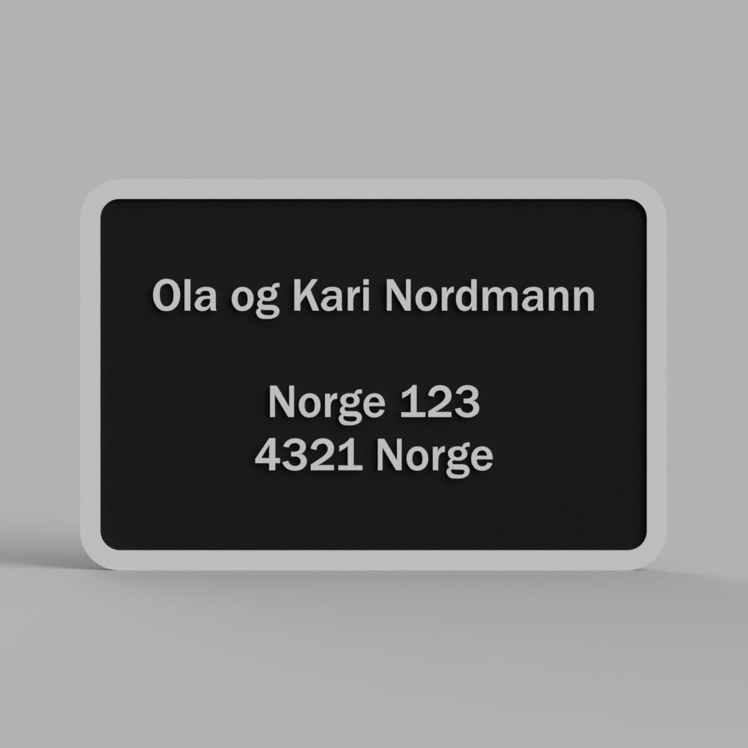 Postkasseskilt